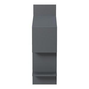 pak-230-000253-4 ΡΑΦΙΕΡΑ ΤΟΙΧΟΥ PARALEL PAKOWORLD ΑΝΘΡΑΚΙ 70X22X65,5ΕΚ