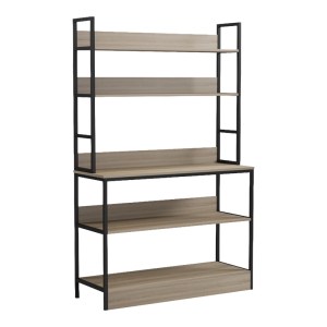pak-230-000270-1 ΕΠΙΔΑΠΕΔΙΑ ΡΑΦΙΕΡΑ ORANIS PAKOWORLD SONOMA-ΜΑΥΡΟ 105X38X165ΕΚ