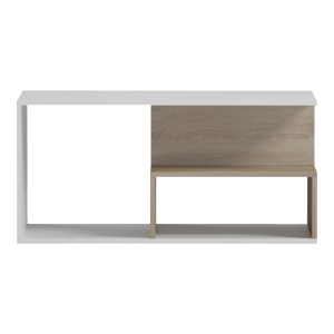 pak-230-000292-2 ΤΡΑΠΕΖΙ ΣΑΛΟΝΙΟΥ KELENA PAKOWORLD SONOMA-ΛΕΥΚΟ 90X51X43ΕΚ
