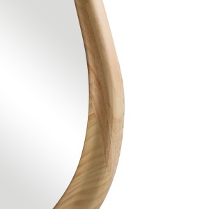 pak-233-000038-4 ΚΑΘΡΕΠΤΗΣ ΟΒΑΛ BALOA PAKOWORLD MDF ΣΕ ΦΥΣΙΚΗ ΑΠΟΧΡΩΣΗ 44X4X80ΕΚ