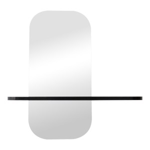 pak-233-000055-2 ΚΑΘΡΕΠΤΗΣ LUNARIA PAKOWORLD ΜΑΥΡΟ MDF 60X11.5X60ΕΚ