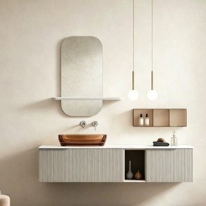 pak-233-000056-1 ΚΑΘΡΕΠΤΗΣ LUNARIA PAKOWORLD ΛΕΥΚΟ MDF 60X11.5X60ΕΚ