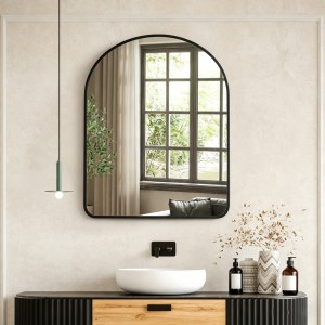 pak-233-000057-1 ΚΑΘΡΕΠΤΗΣ SELENE PAKOWORLD ΜΑΥΡΟ MDF 46X1.2X60 ΕΚ
