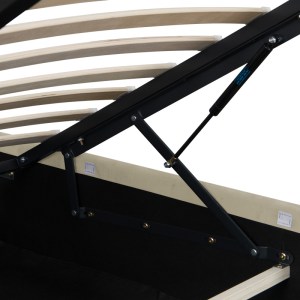 pak-234-000019-6 ΚΡΕΒΑΤΙ ΔΙΠΛΟ KAMAHO PAKOWORLD ΒΕΛΟΥΔΟ ΚΡΕΜ ΜΕ ΑΠΟΘΗΚΕΥΤΙΚΟ ΧΩΡΟ 160X200ΕΚ