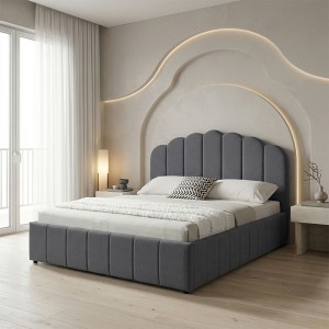 pak-234-000022 ΚΡΕΒΑΤΙ TATIANA PAKOWORLD ΥΦΑΣΜΑ ΑΝΘΡΑΚΙ ΜΕ ΑΠΟΘΗΚΕΥΤΙΚΟ ΧΩΡΟ 120X200ΕΚ