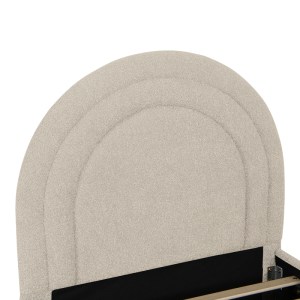 pak-234-000025-5 ΚΡΕΒΑΤΙ ARCUATE PAKOWORLD ΜΠΟΥΚΛΕ ΥΦΑΣΜΑ ΜΠΕΖ ΜΕ ΣΥΡΟΜΕΝΟ 90X200ΕΚ
