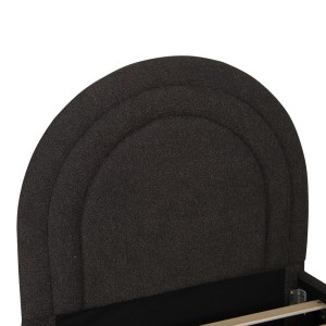pak-234-000026-5 ΚΡΕΒΑΤΙ ARCUATE PAKOWORLD ΜΠΟΥΚΛΕ ΥΦΑΣΜΑ ΑΝΘΡΑΚΙ ΜΕ ΣΥΡΟΜΕΝΟ 90X200ΕΚ