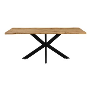 pak-235-000022-1 TΡΑΠΕΖΙ GILMAN PAKOWORLD MDF SONOMA-ΜΑΥΡΟ 180X90X75ΕΚ