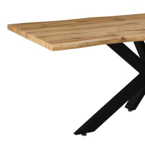 pak-235-000022-3 TΡΑΠΕΖΙ GILMAN PAKOWORLD MDF SONOMA-ΜΑΥΡΟ 180X90X75ΕΚ