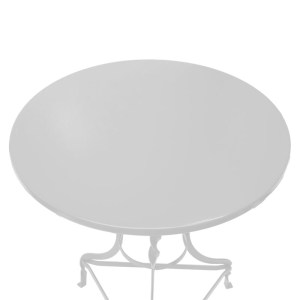 pak-243-000076-1 ΤΡΑΠΕΖΙ NOAH PAKOWORLD ΜΕΤΑΛΛΙΚΟ ΛΕΥΚΟ Φ58X72ΕΚ