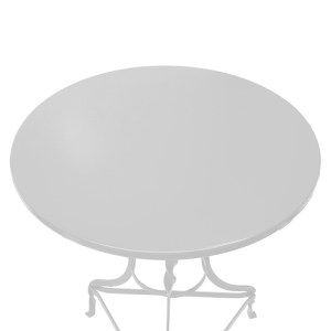 pak-243-000086-1 ΤΡΑΠΕΖΙ NOAH PAKOWORLD ΜΕΤΑΛΛΙΚΟ ΛΕΥΚΟ Φ70X72ΕΚ