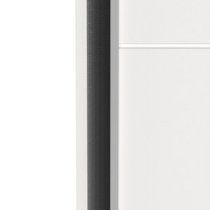 pak-244-000009-4 ΝΤΟΥΛΑΠΑ ΡΟΥΧΩΝ KAWEN PAKOWORLD ΔΙΦΥΛΛΗ ΜΕ ΣΥΡΟΜΕΝΕΣ ΠΟΡΤΕΣ ΛΕΥΚΟ 116.5X60X203ΕΚ