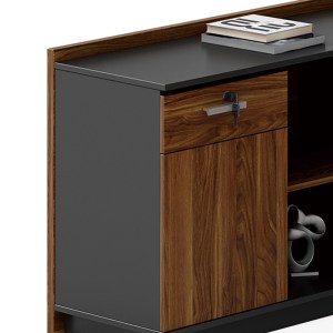 pak-246-000013-3 ΓΡΑΦΕΙΟ ΕΡΓΑΣΙΑΣ ΕΠΑΓΓΕΛΜΑΤΙΚΟ OSCAR PAKOWORLD ΑΡΙΣΤΕΡΗ ΓΩΝΙΑ ΚΑΡΥΔΙ-ΑΝΘΡΑΚΙ 200X180X76ΕΚ