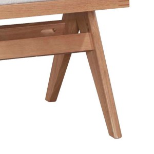 pak-247-000002-4 ΚΑΡΕΚΛΑ WINSLOW PAKOWORLD ΞΥΛΟ RUBBERWOOD ΑΝΟΙΚΤΟ ΚΑΡΥΔΙ-PVC RATTAN ΦΥΣΙΚΟ-ΥΦΑΣΜΑ ΓΚΡΙ