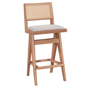 pak-247-000016-2 ΤΡΑΠΕΖΑΡΙΑ ΜΠΑΡ WINSLOW PAKOWORLD ΣΕΤ 7ΤΕΜ ΞΥΛΟ RUBBERWOOD ΑΝΟΙΧΤΟ ΚΑΡΥΔΙ 120X45X100ΕΚ