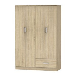 pak-248-000022 ΝΤΟΥΛΑΠΑ ΡΟΥΧΩΝ ΤΕΤΡΑΦΥΛΛΗ KARTER PAKOWORLD SONOMA ΜΕΛΑΜΙΝΗΣ 121X48X180ΕΚ