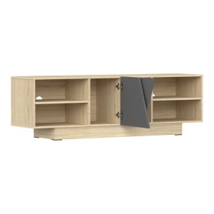 pak-248-000030-3 ΕΠΙΠΛΟ ΤΗΛΕΟΡΑΣΗΣ STEVIE PAKOWORLD SONOMA-ΑΝΘΡΑΚΙ 160X40X50ΕΚ