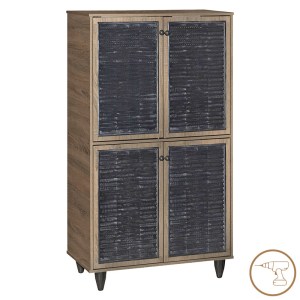 pak-249-000016-1 ΠΑΠΟΥΤΣΟΘΗΚΗ-ΝΤΟΥΛΑΠΙ RONAN PAKOWORLD ΧΡΩΜΑ ΚΑΡΥΔΙ 70.5X35X122ΕΚ