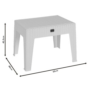 pak-253-000035-2 ΤΡΑΠΕΖΙ COSMIC PAKOWORLD PP ΑΝΘΡΑΚΙ 55X40X43.5ΕΚ
