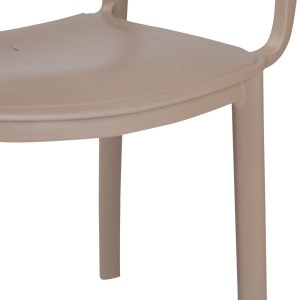 pak-253-000096-3 ΤΡΑΠΕΖΑΡΙΑ ICON-FRONTLINE PAKOWORLD ΣΕΤ 5ΤΕΜ PP ΣΕ CAPPUCCINO ΑΠΟΧΡΩΣΗ
