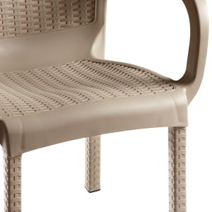 pak-253-000100-3 ΤΡΑΠΕΖΑΡΙΑ ICON-FESTIVE PAKOWORLD ΣΕΤ 3ΤΕΜ PP ΣΕ CAPPUCCINO ΑΠΟΧΡΩΣΗ