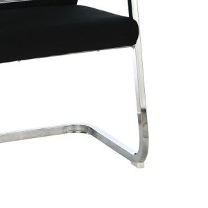 pak-254-000001-5 ΚΑΡΕΚΛΑ ΓΡΑΦΕΙΟΥ ΕΠΙΣΚΕΠΤΗ CHROMATIC PAKOWORLD ΜΕΤΑΛΛΟ-MESH ΜΑΥΡΟ