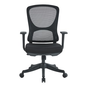 pak-254-000016-2 ΚΑΡΕΚΛΑ ΓΡΑΦΕΙΟΥ ΕΡΓΑΣΙΑΣ LITULO PAKOWORLD ΥΦΑΣΜΑ MESH ΜΑΥΡΟ 51X50.5X98/106ΕΚ