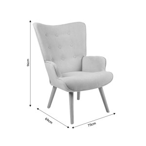 pak-255-000024-5 ΠΟΛΥΘΡΟΝΑ FLUFFY PAKOWORLD ΒΕΛΟΥΔΟ ΜΠΕΖ-ΦΥΣΙΚΟ ΠΟΔΙ 75X69X96ΕΚ