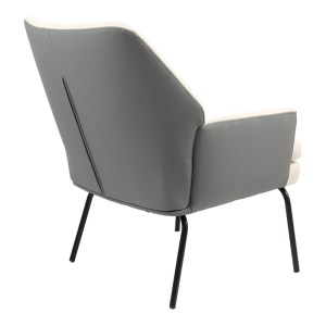 pak-255-000042-1 ΠΟΛΥΘΡΟΝΑ KIERAN PAKOWORLD ΥΦΑΣΜΑ ΜΠΕΖ-ΓΚΡΙ - ΠΟΔΙ ΜΑΥΡΟ 77X69X82.5ΕΚ