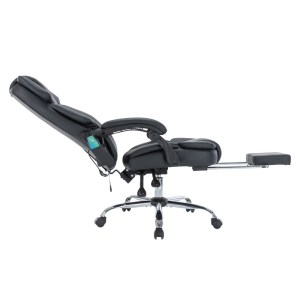 pak-256-000004-5 ΚΑΡΕΚΛΑ ΓΡΑΦΕΙΟΥ ΔΙΕΥΘΥΝΤΗ THRIVE PAKOWORLD PREMIUM QUALITY ΜΗΧΑΝΙΣΜΟΣ MASSAGE-ΘΕΡΜΑΙΝΟΜΕΝΗ ΠΛΑΤΗ PU ΜΑΥΡΟ