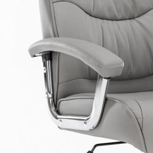 pak-256-000010-6 ΚΑΡΕΚΛΑ ΓΡΑΦΕΙΟΥ ΔΙΕΥΘΥΝΤΗ PRIMROSE PAKOWORLD PU ΓΚΡΙ