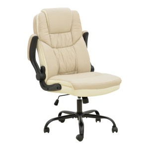 pak-256-000017-2 ΚΑΡΕΚΛΑ ΓΡΑΦΕΙΟΥ ΔΙΕΥΘΥΝΤΗ STELLAR PAKOWORLD PU ΣΕ ΜΠΕΖ-ΕΚΡΟΥ ΑΠΟΧΡΩΣΗ 70X77X110-119ΕΚ