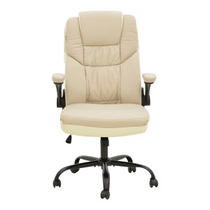 pak-256-000017-4 ΚΑΡΕΚΛΑ ΓΡΑΦΕΙΟΥ ΔΙΕΥΘΥΝΤΗ STELLAR PAKOWORLD PU ΣΕ ΜΠΕΖ-ΕΚΡΟΥ ΑΠΟΧΡΩΣΗ 70X77X110-119ΕΚ