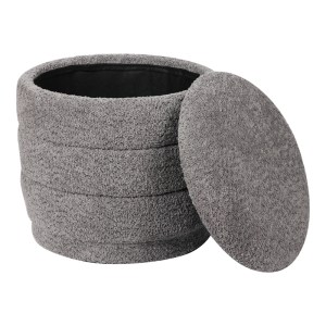 pak-257-000045-1 ΣΚΑΜΠΟ-ΜΠΑΟΥΛΟ BETTIA PAKOWORLD ΜΠΟΥΚΛΕ ΓΚΡΙ Φ41X38.5ΕΚ