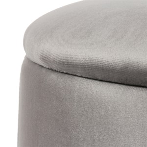 pak-257-000047-2 ΣΚΑΜΠΟ-ΜΠΑΟΥΛΟ TERINA PAKOWORLD ΒΕΛΟΥΔΟ ΓΚΡΙ Φ46X42ΕΚ