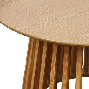 pak-260-000023-2 ΤΡΑΠΕΖΙ ΣΑΛΟΝΙΟΥ DOMONIC PAKOWORLD MDF/PW ΣΕ ΦΥΣΙΚΗ ΑΠΟΧΡΩΣΗ Φ80X45ΕΚ