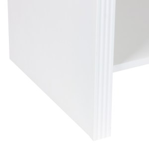 pak-260-000026-7 ΚΟΜΟΔΙΝΟ ZEPLEN PAKOWORLD MDF ΣΕ ΛΕΥΚΗ ΑΠΟΧΡΩΣΗ 40X30X53ΕΚ