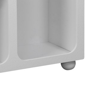 pak-260-000038-5 ΜΠΟΥΦΕΣ EMERSI PAKOWORLD ΜΕ ΡΑΦΙΑ MDF ΣΕ ΛΕΥΚΗ ΑΠΟΧΡΩΣΗ 164X34X76ΕΚ