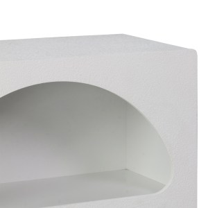 pak-260-000039-2 ΒΙΒΛΙΟΘΗΚΗ-ΡΑΦΙΕΡΑ EMERSI PAKOWORLD MDF ΣΕ ΛΕΥΚΗ ΑΠΟΧΡΩΣΗ 70X35X100ΕΚ