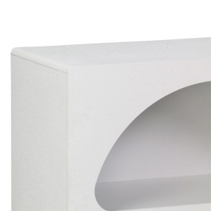 pak-260-000039-3 ΒΙΒΛΙΟΘΗΚΗ-ΡΑΦΙΕΡΑ EMERSI PAKOWORLD MDF ΣΕ ΛΕΥΚΗ ΑΠΟΧΡΩΣΗ 70X35X100ΕΚ