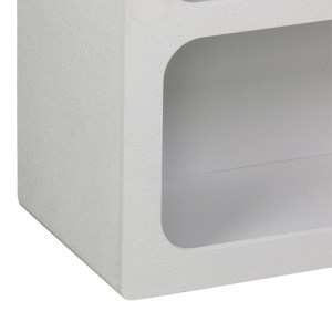 pak-260-000039-5 ΒΙΒΛΙΟΘΗΚΗ-ΡΑΦΙΕΡΑ EMERSI PAKOWORLD MDF ΣΕ ΛΕΥΚΗ ΑΠΟΧΡΩΣΗ 70X35X100ΕΚ