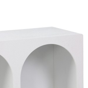 pak-260-000040-3 ΜΠΟΥΦΕΣ EMERSI PAKOWORLD ΜΕ ΡΑΦΙΑ MDF ΣΕ ΛΕΥΚΗ ΑΠΟΧΡΩΣΗ 120X35X76ΕΚ