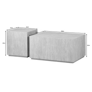 pak-260-000044-6 ΒΟΗΘΗΤΙΚΑ ΤΡΑΠΕΖΙΑ SANDU PAKOWORLD ΣΕΤ 2ΤΕΜ MDF ΣΕ ΟΨΗ ΤΡΑΒΕΡΤΙΝΑΣ