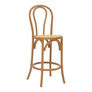 pak-263-000039 ΣΚΑΜΠΟ ΜΠΑΡ THONET PAKOWORLD ΦΥΣΙΚΟ ΞΥΛΟ ΟΞΙΑΣ-ΕΔΡΑ ΦΥΣΙΚΟ RATTAN 41X50X105ΕΚ