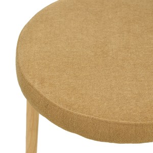 pak-263-000059-8 ΚΑΡΕΚΛΑ LUBEN PAKOWORLD ΥΦΑΣΜΑ ΚΑΦΕ - RUBBERWOOD ΣΕ ΦΥΣΙΚΗ ΑΠΟΧΡΩΣΗ 53X54X79ΕΚ
