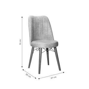 pak-266-000006-6 ΚΑΡΕΚΛΑ NEVIS I PAKOWORLD ΑΝΘΡΑΚΙ ANTIQUE ΥΦΑΣΜΑ-ΚΑΡΥΔΙ ΠΟΔΙ