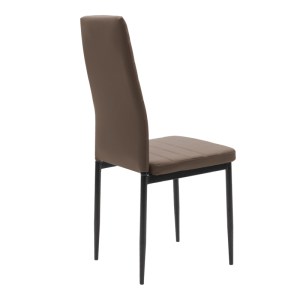 pak-270-000003-1 ΚΑΡΕΚΛΑ PARKER PAKOWORLD PU CAPPUCCINO-ΜΑΥΡΟ ΠΟΔΙ 42X48X98ΕΚ