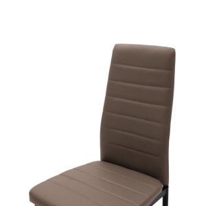 pak-270-000003-4 ΚΑΡΕΚΛΑ PARKER PAKOWORLD PU CAPPUCCINO-ΜΑΥΡΟ ΠΟΔΙ 42X48X98ΕΚ