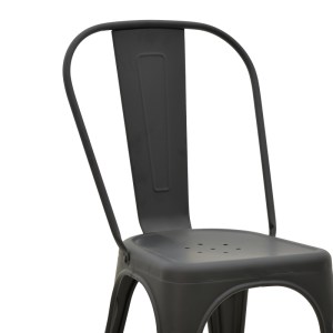 pak-270-000009-4 ΚΑΡΕΚΛΑ UTOPIA PAKOWORLD ΜΕΤΑΛΛΟ ΜΑΥΡΟ ΜΑΤ 44X44X85ΕΚ