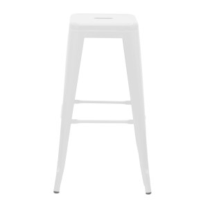 pak-270-000011-1 ΣΚΑΜΠΟ ΜΠΑΡ UTOPIA PAKOWORLD ΛΕΥΚΟ ΜΕΤΑΛΛΟ 42X42X76ΕΚ